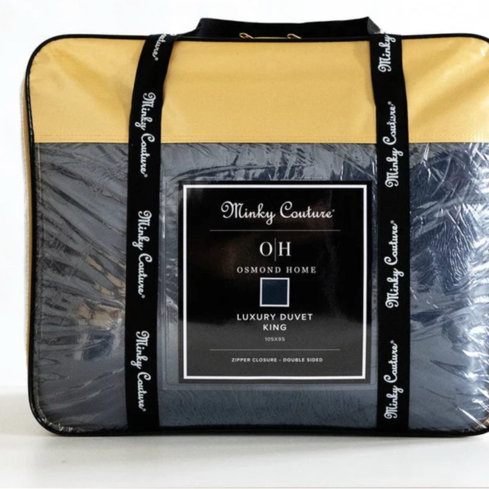 Minky Couture X Osmond Navy King Duvet